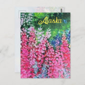 Alaskan Fireweed Briefkaart (Voorkant / Achterkant)