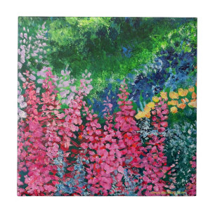 Alaskan Fireweed Ceramic Tile Tegeltje