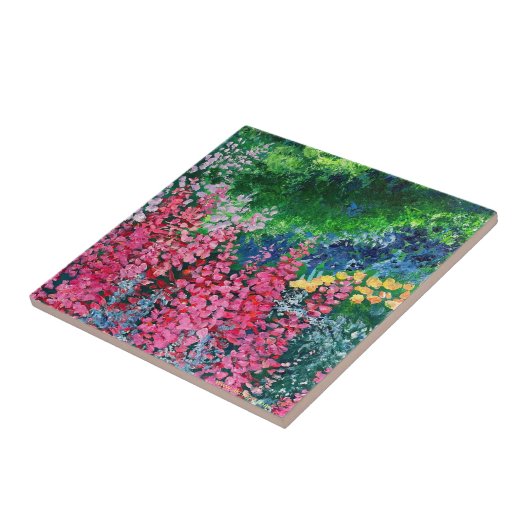 Alaskan Fireweed Ceramic Tile Tegeltje (Zijkant)