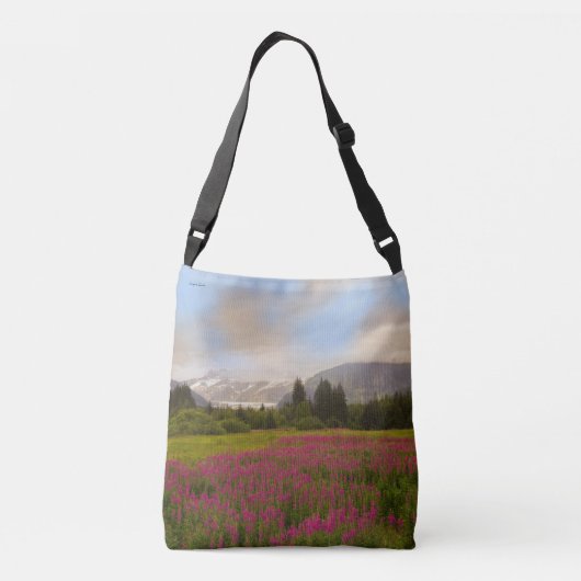 Alaskan Fireweed Crossbody Tas (Achterkant)