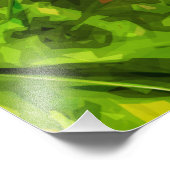 Alaskan Fireweed Pink Wildflower Abstract Foto Afdruk (Hoek)