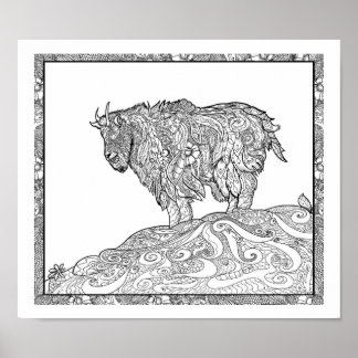 Alaskan-gebergte Poster