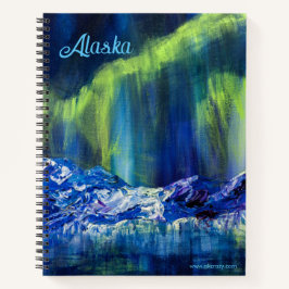 Alaskan Glacial Reflections spiral notitieboek 8.5