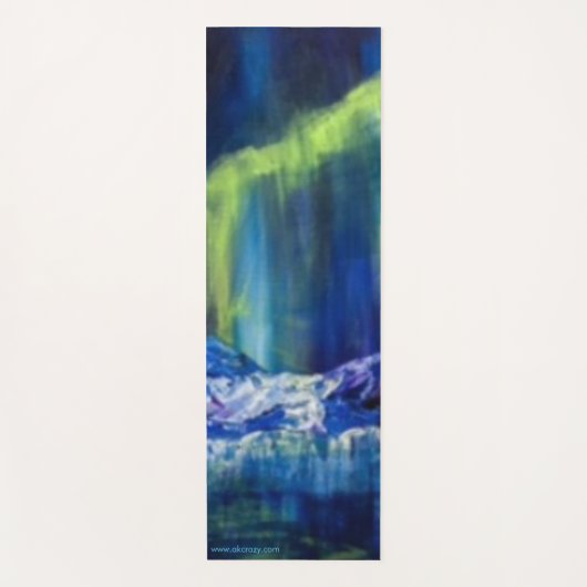 Alaskan Glacial Reflections Yoga Mat (Voorkant)