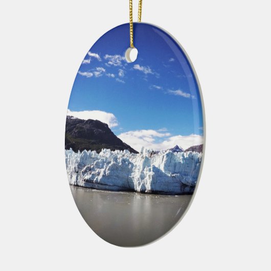 Alaskan Glacier Keramisch Ornament (Links)