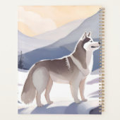 Alaskan Husky | Dog Mountain Watercolor (Dos)