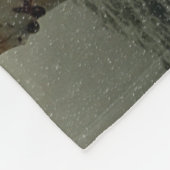 Alaskan Husky Dog Sled Race Fleece Deken (Hoek)