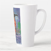 Alaskan Husky embrasse Latte Mug (Droite)