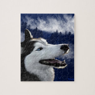 Alaskan Husky Legpuzzel