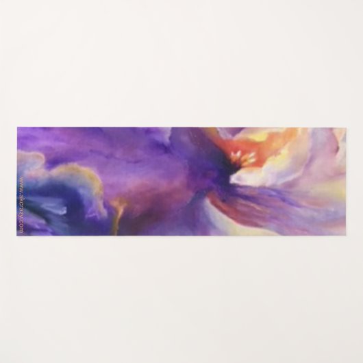 Alaskan Iridescent Iris Yoga Mat
