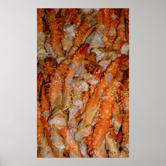 Alaskan King Crab Legs Poster (Voorkant)