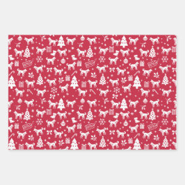 Alaskan Klee Kai Christmas Inpakpapier Vel