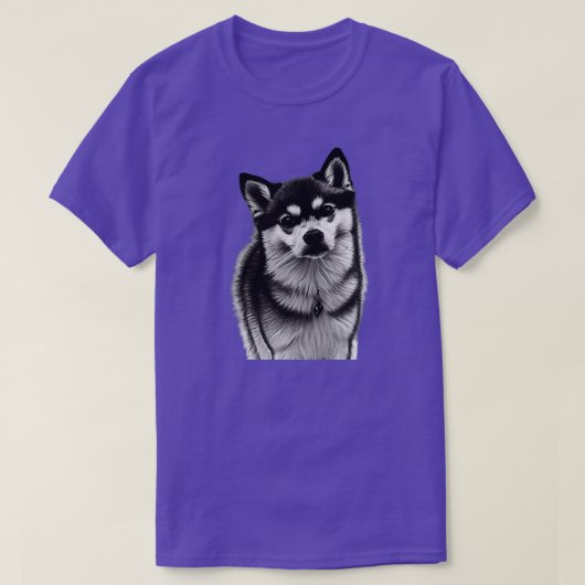 Alaskan Klee Kai Dog T-shirt (Design voorkant)