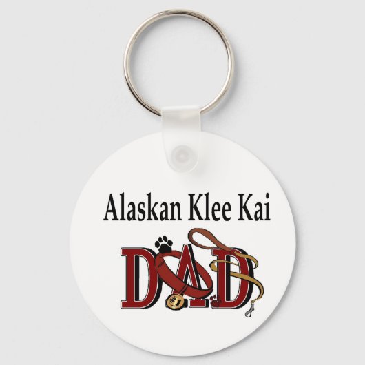Alaskan Klee Kai Gifts Sleutelhanger (Voorkant)