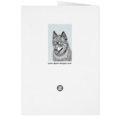 Alaskan Klee Kai Peinture - Cute Original Chien Ar (Dos)