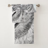 Alaskan Klee Kai Peinture - Cute Original Chien Ar (En situation)