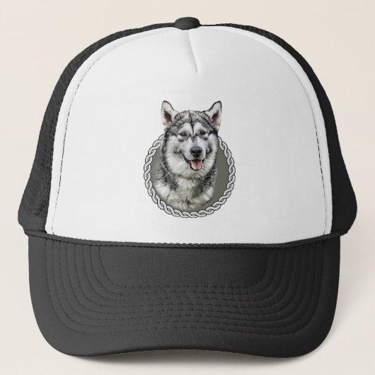 Alaskan Malamute 001 Trucker Pet (Voorkant)