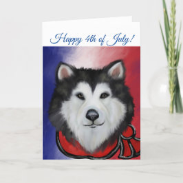 Alaskan Malamute Bedankkaart