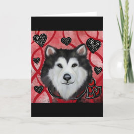 Alaskan Malamute Bedankkaart