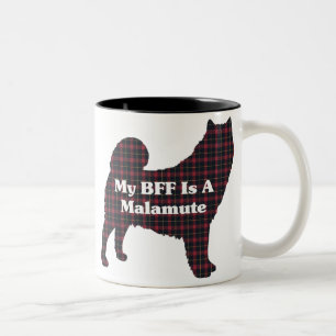 Alaskan Malamute BFF-Mok Tweekleurige Koffiemok