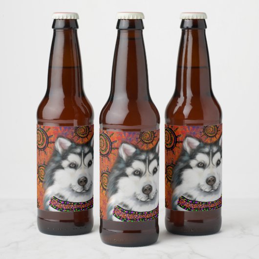 ALASKAN MALAMUTE BIER ETIKET (Flessen)