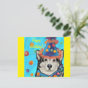 Alaskan Malamute Briefkaart