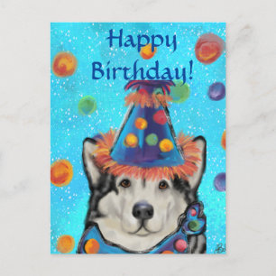 Alaskan Malamute Briefkaart