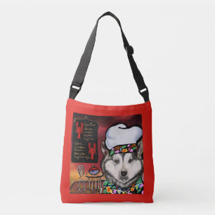 Alaskan Malamute Crossbody Tas