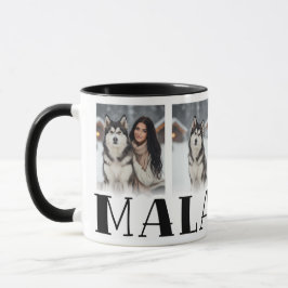 Alaskan Malamute Custom Photo Dog Lovers Mok