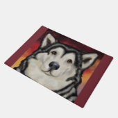 Alaskan Malamute Deurmat (Schuin)