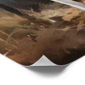 Alaskan Malamute Dog Art Imprimer Poster (Coin)