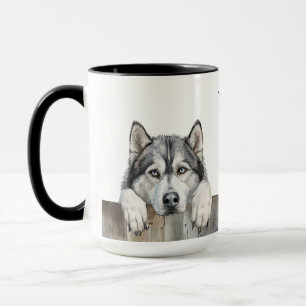Alaskan Malamute Dog Mok