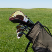 Alaskan malamute dog monogrammen golfheadcover (Insitu)