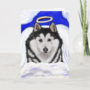 Alaskan Malamute Engel Kaart