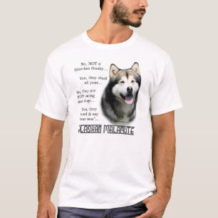 Alaskan Malamute FAQ T-shirt
