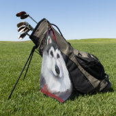 ALASKAN MALAMUTE GOLFHANDDOEK (Groen)