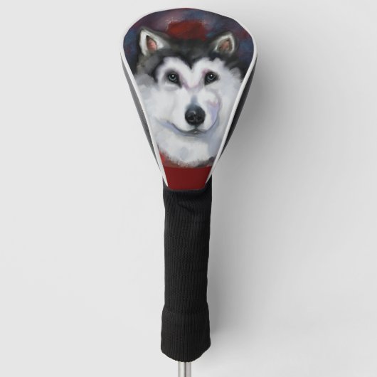 ALASKAN MALAMUTE GOLFHEADCOVER (Voorkant)