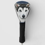 Alaskan Malamute Golfheadcover (Voorkant)