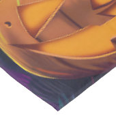 Alaskan Malamute Halloween Heks en Pompoen Tafelkleed (Gekanteld)