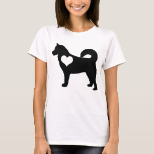 Alaskan Malamute Heart T-Shirt