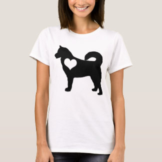 Alaskan Malamute Heart T-Shirt
