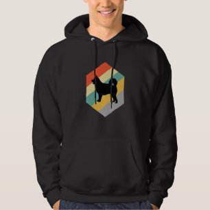 Alaskan Malamute Hond Vintage Ontwerp Hoodie