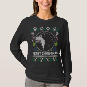 Alaskan Malamute Hondenras Oegypte kerstsweater T-shirt