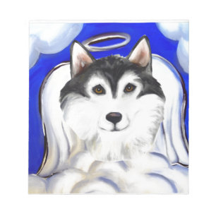 ALASKAN MALAMUTE HUISDIERENGEL NOTITIEBLOK