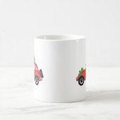 Alaskan Malamute Kerstauto Koffiemok (Center)