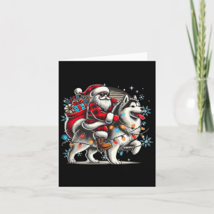 Alaskan Malamute Kerstmis Alaskan Malamute L Kaart