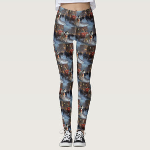 Alaskan Malamute Kerstmis Feestelijk Seizoen Leggings