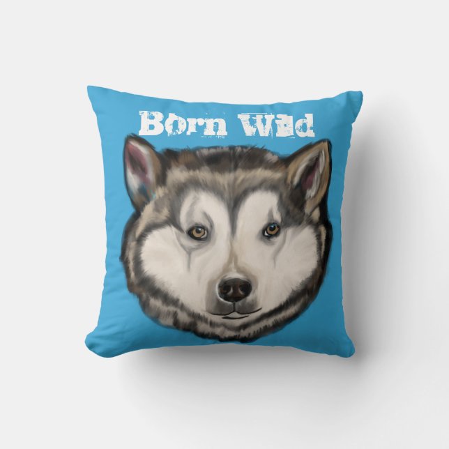 Alaskan Malamute Kussen (Voorkant)