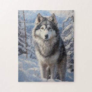 Alaskan Malamute Legpuzzel