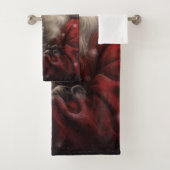 Alaskan Malamute met Kerstman Kerstmis Bad Handdoek (Insitu)